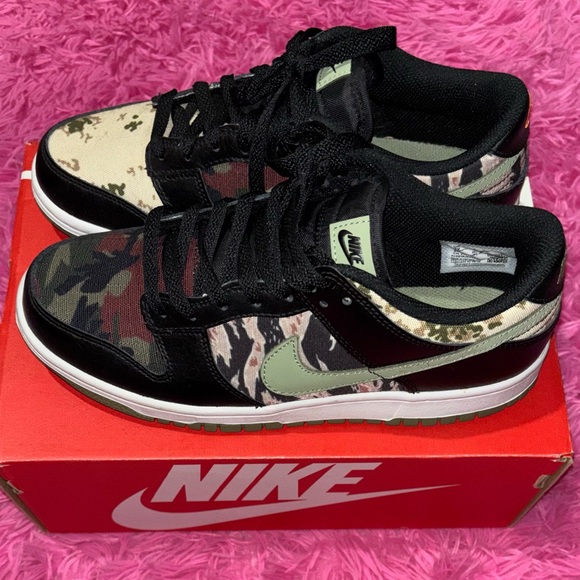 Nike Other - Nike Dunk Low Crazy Mult-Camo Sneakers